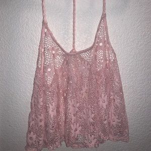 Michelle Crochet Crop Tank